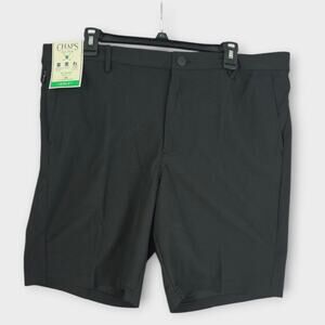 Chaps Golf Shorts Men's 36"x 9" Black Stretch Zippered Pockets Sportswear NWT